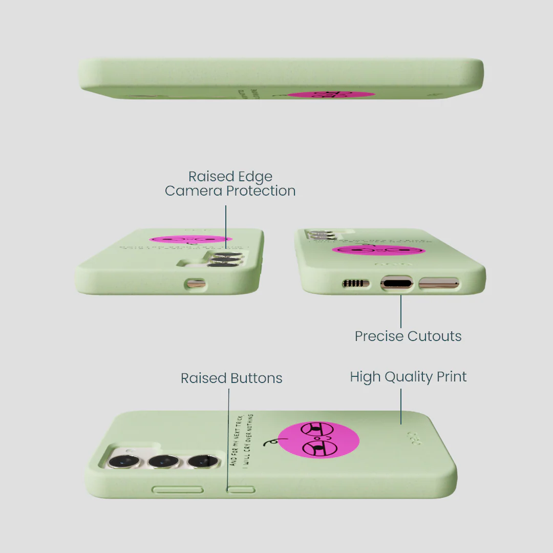 Sage Green Cry Samsung Galaxy S24 Case - Image 3