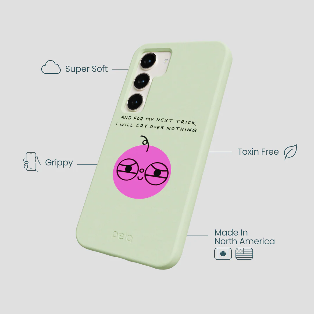 Sage Green Cry Samsung Galaxy S24 Case - Image 4