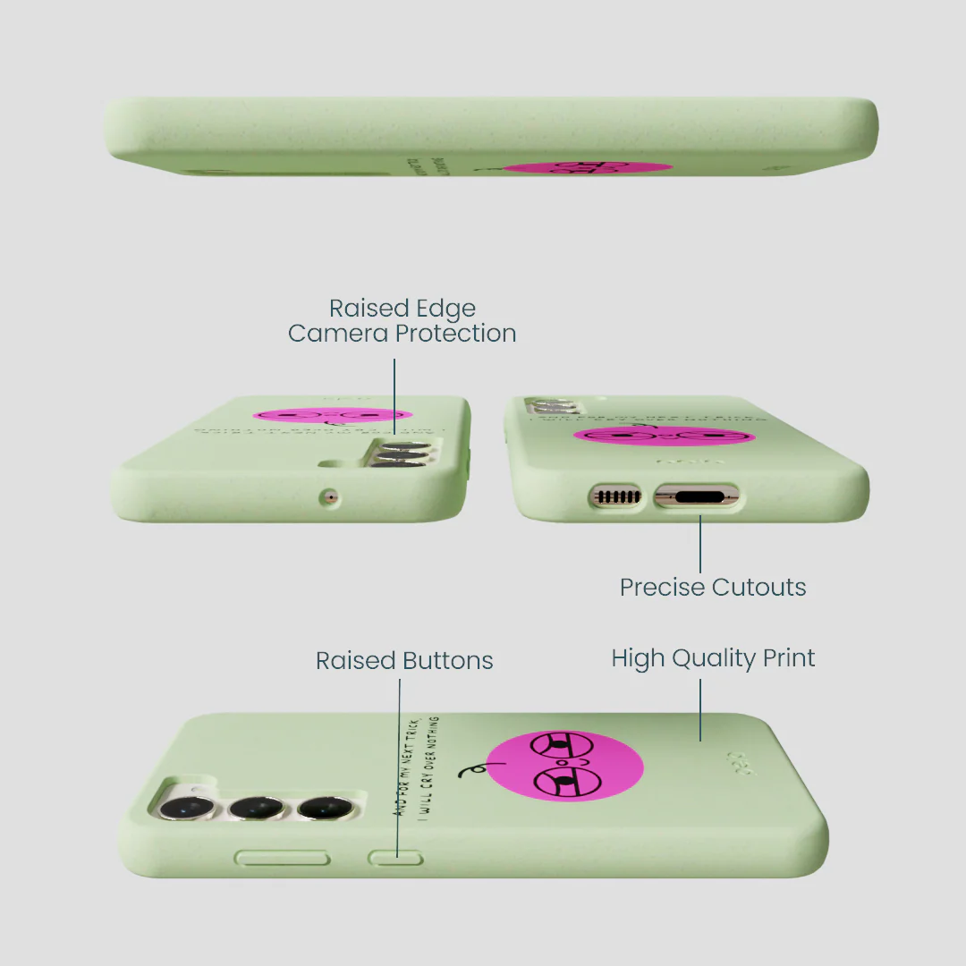 Sage Green Cry Samsung Galaxy S24+(Plus) Case - Image 3