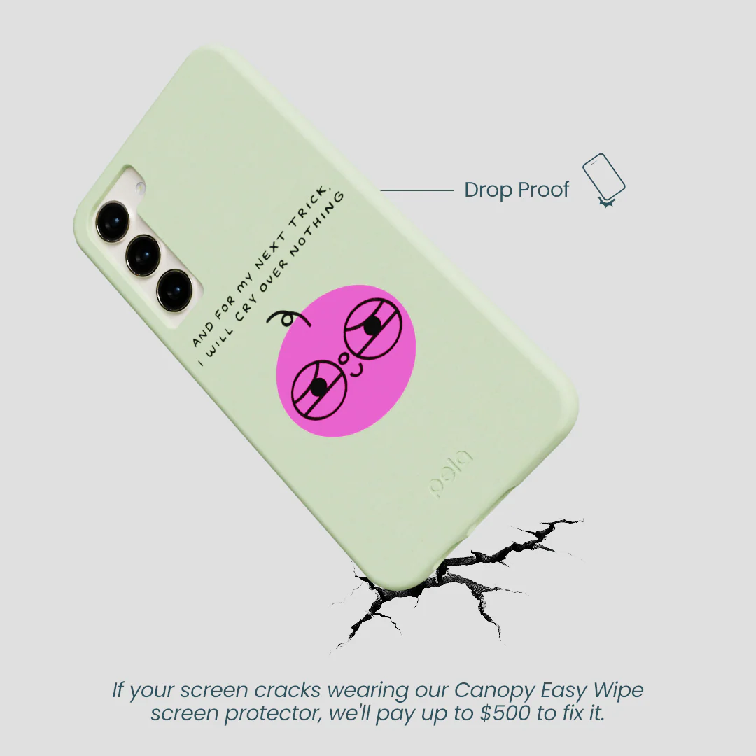 Sage Green Cry Samsung Galaxy S24+(Plus) Case - Image 5