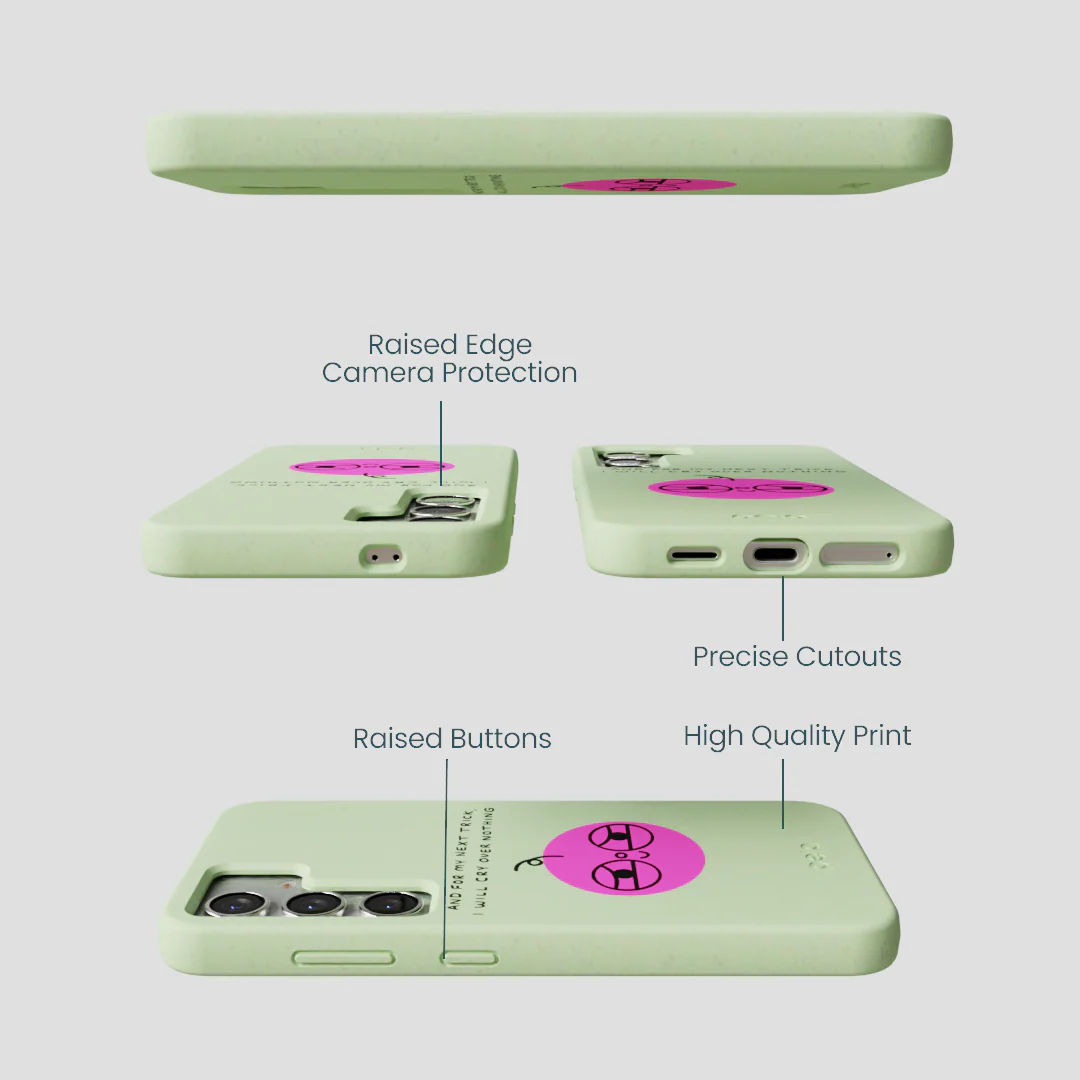 Sage Green Cry Samsung Galaxy S25 Case - Image 3