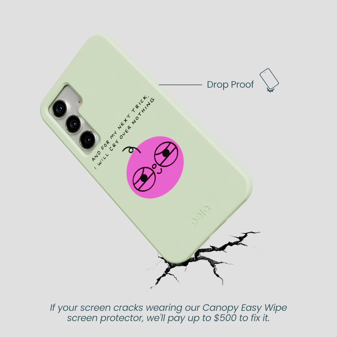 Sage Green Cry Samsung Galaxy S25 Case - Image 5