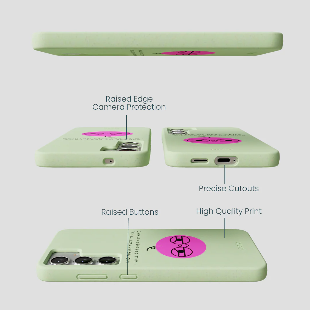 Sage Green Cry Samsung Galaxy S25+(Plus) Case - Image 3