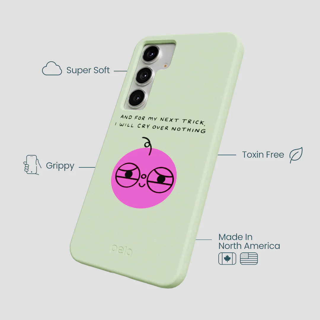 Sage Green Cry Samsung Galaxy S25+(Plus) Case - Image 4