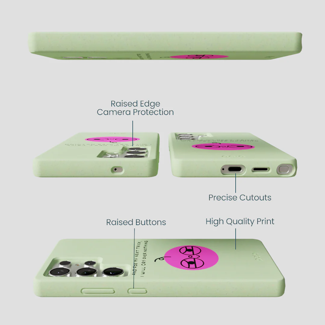 Sage Green Cry Samsung Galaxy S25 Ultra Case - Image 3