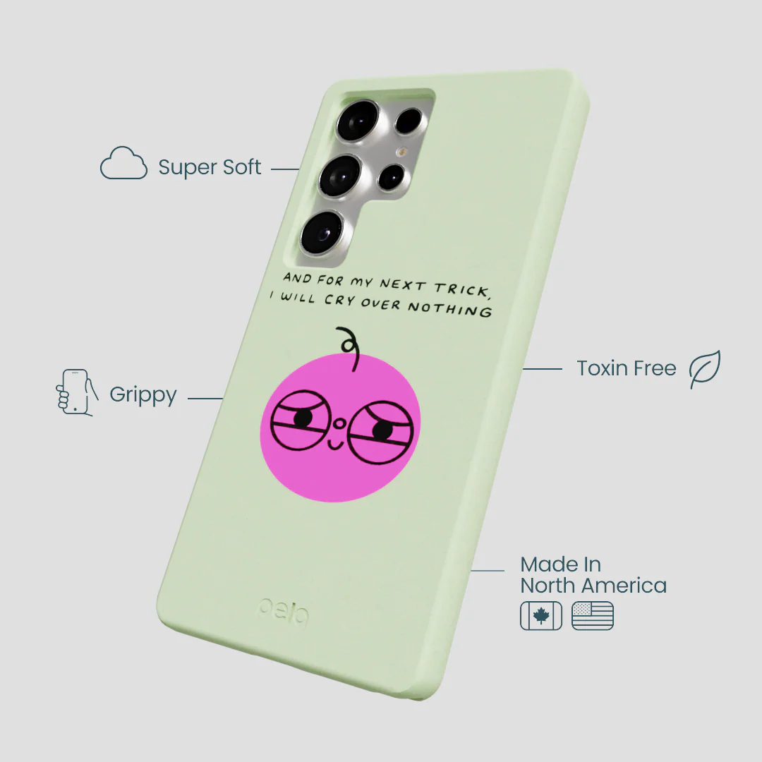 Sage Green Cry Samsung Galaxy S25 Ultra Case - Image 4