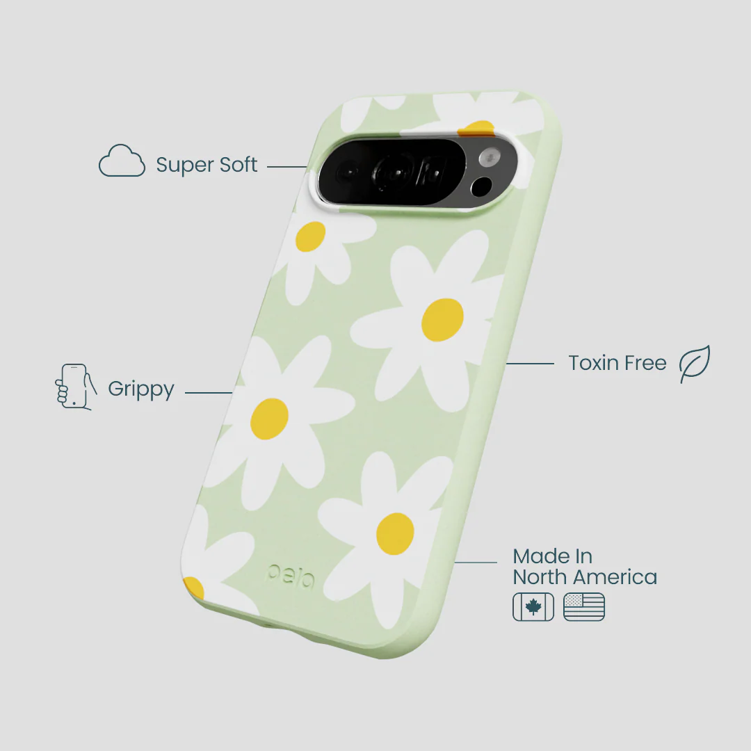 Sage Green Daisy Google Pixel 10/10 Pro Case - Image 4