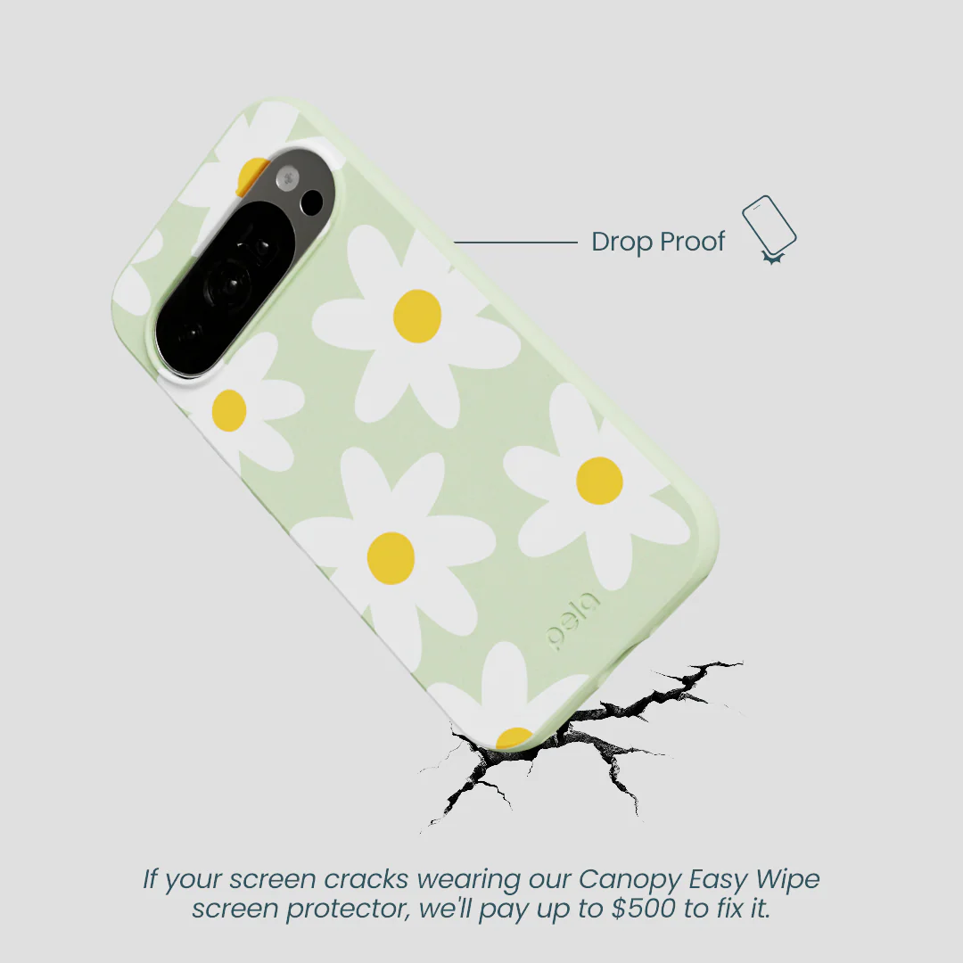 Sage Green Daisy Google Pixel 10/10 Pro Case - Image 5