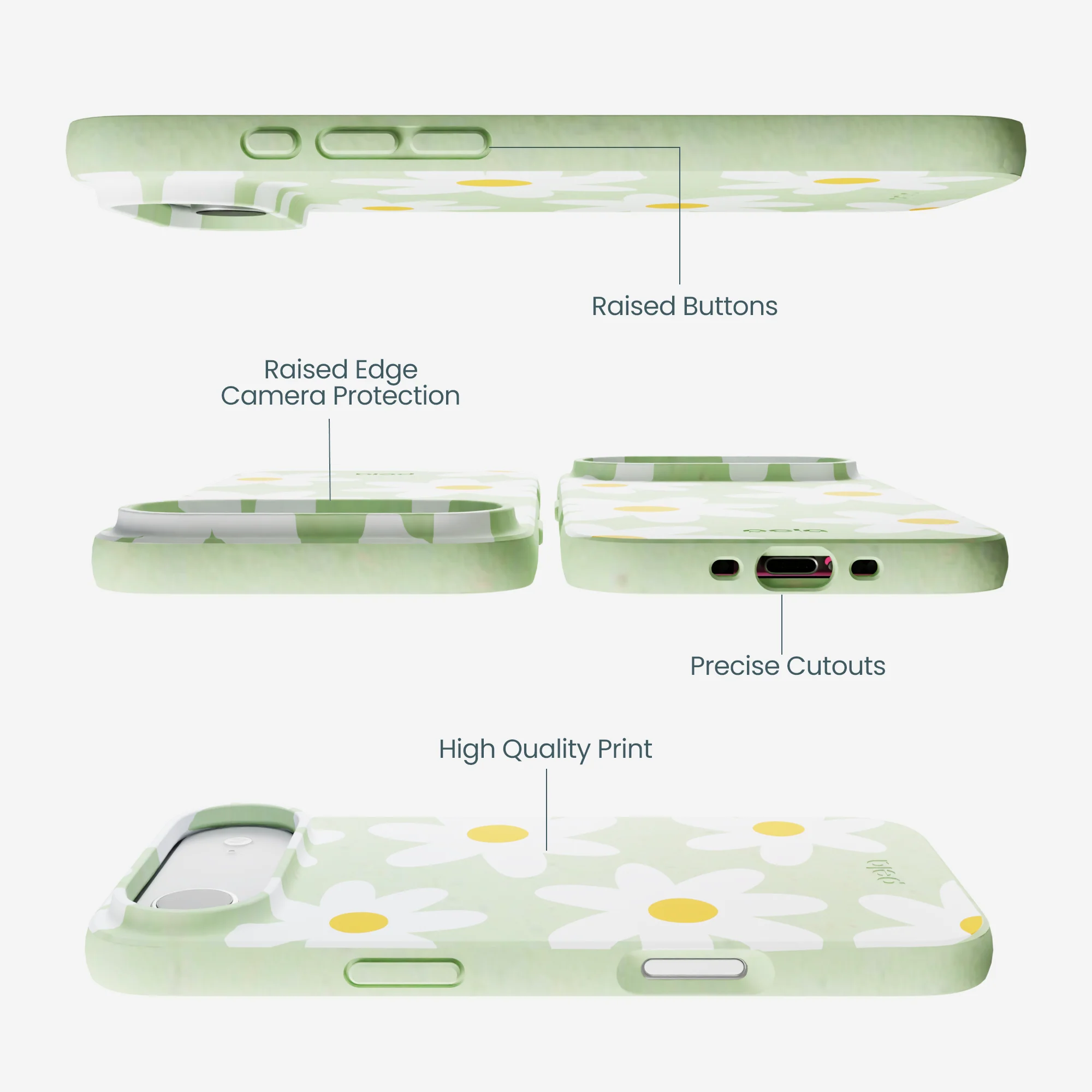 Sage Green Daisy iPhone Air Case - Image 3
