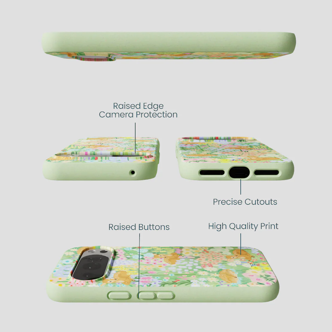 Sage Green Deer Dreams Google Pixel 10/10 Pro Case - Image 3