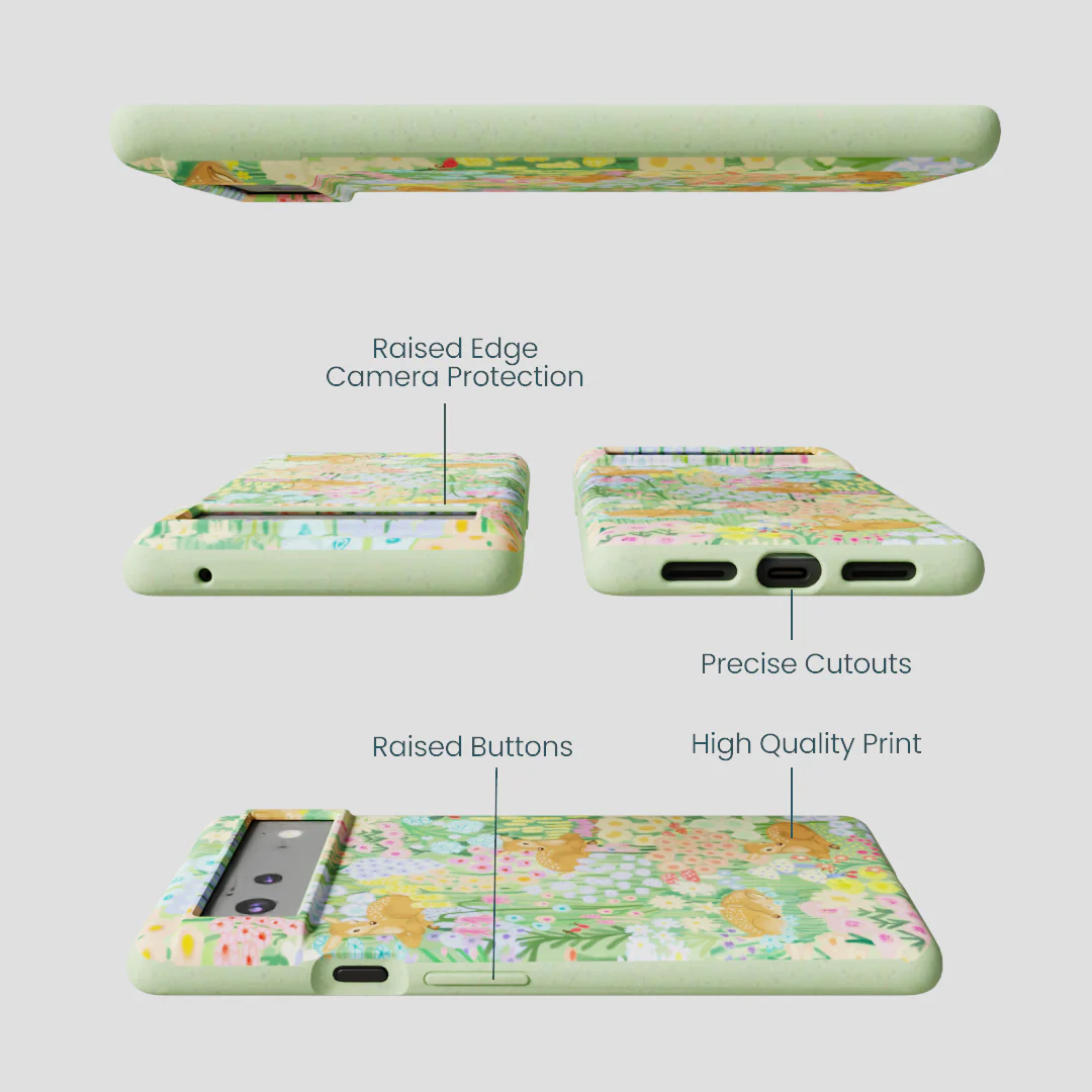 Sage Green Deer Dreams Google Pixel 6 Case - Image 3