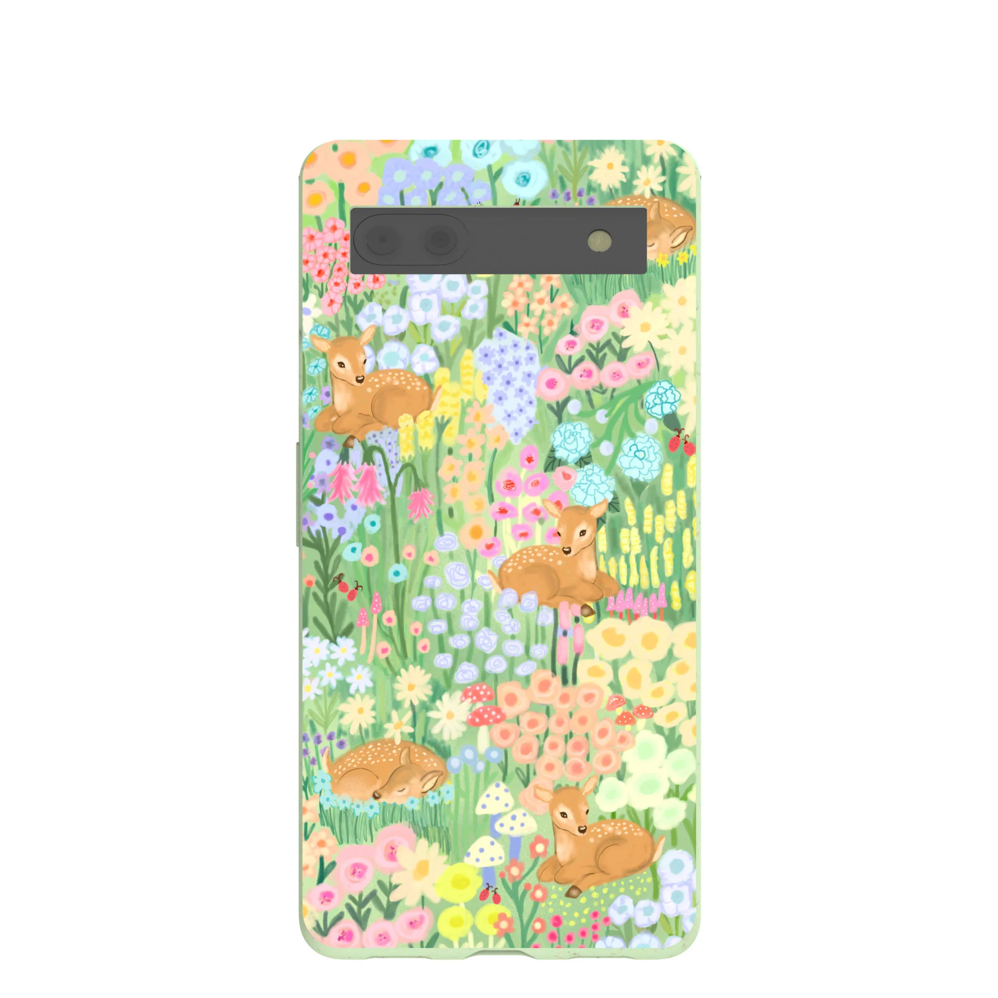 Sage Green Deer Dreams Google Pixel 6a Case