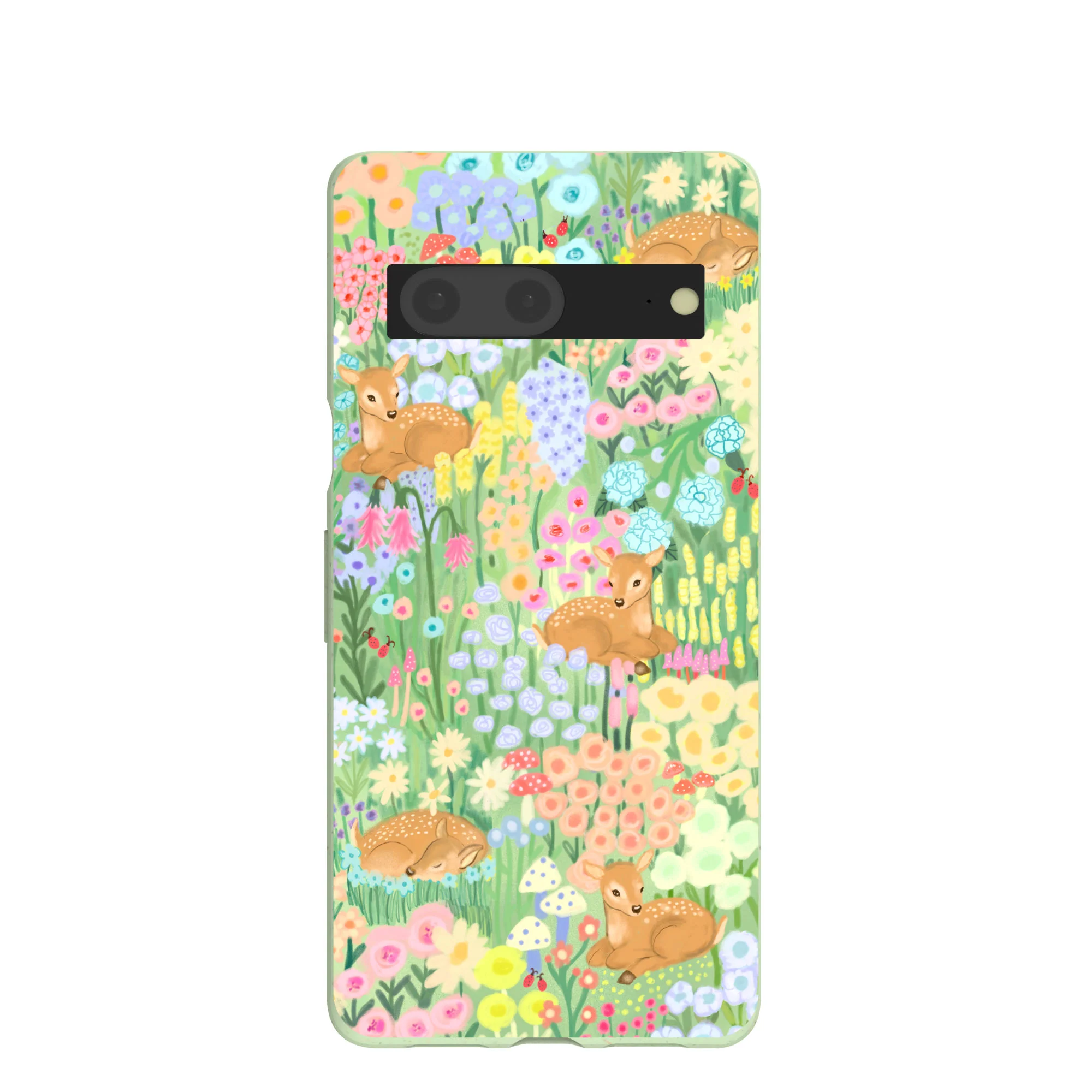 Sage Green Deer Dreams Google Pixel 7 Case