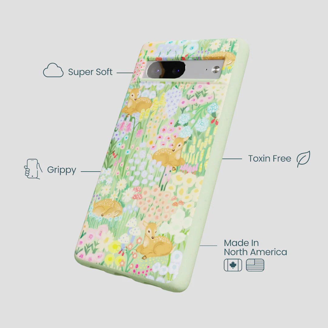 Sage Green Deer Dreams Google Pixel 7 Case - Image 4