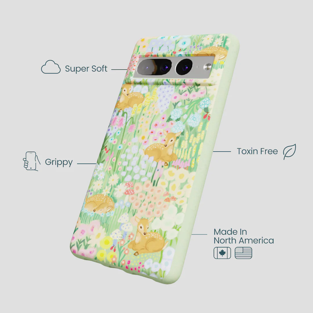 Sage Green Deer Dreams Google Pixel 7 Pro Case - Image 4