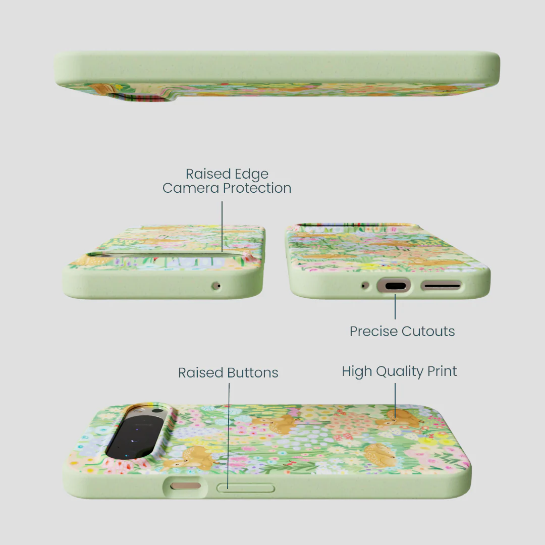 Sage Green Deer Dreams Google Pixel 9 Pro XL Case - Image 3