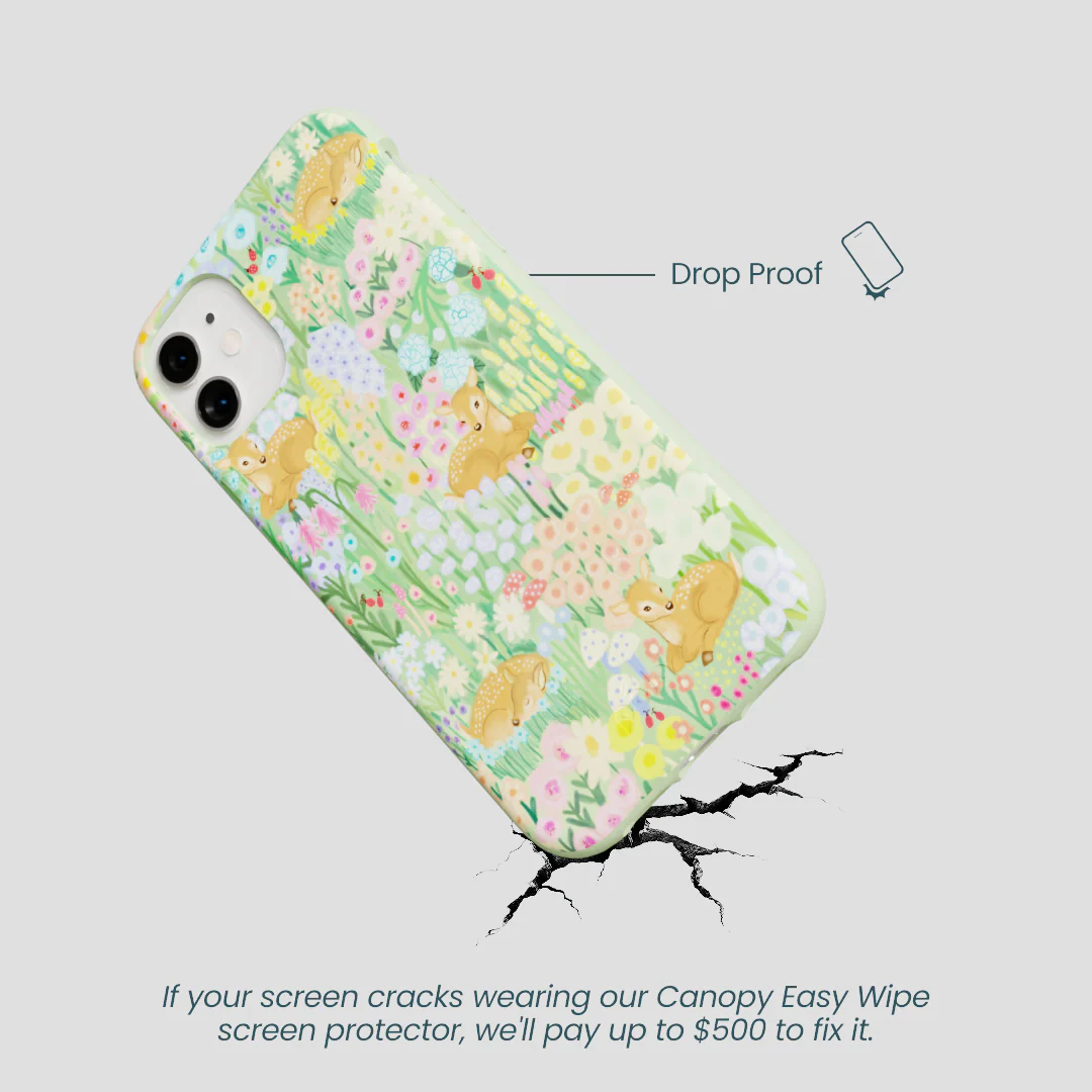 Sage Green Deer Dreams iPhone 11 Case - Image 5