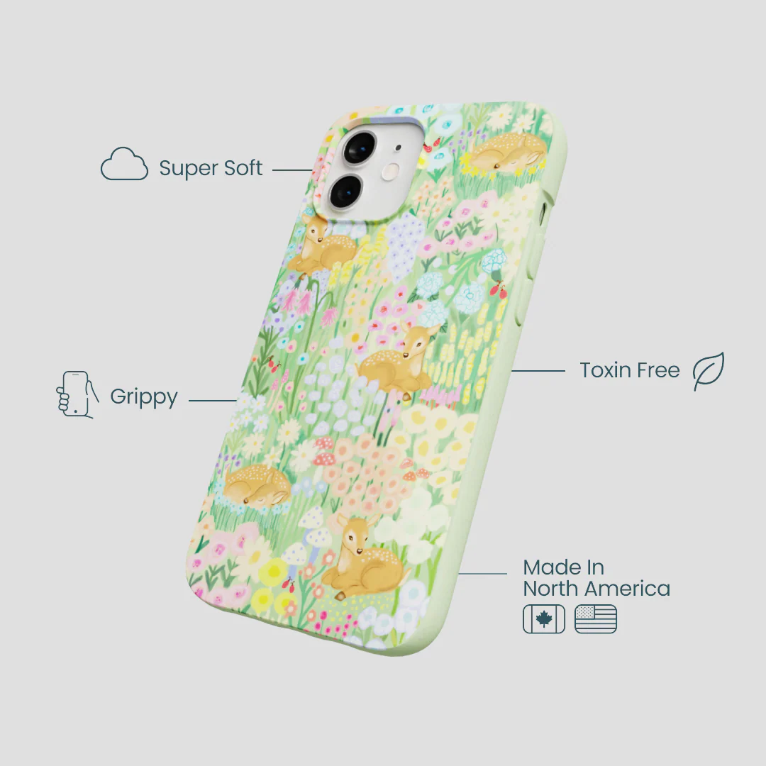 Sage Green Deer Dreams iPhone 12/ iPhone 12 Pro Case - Image 4