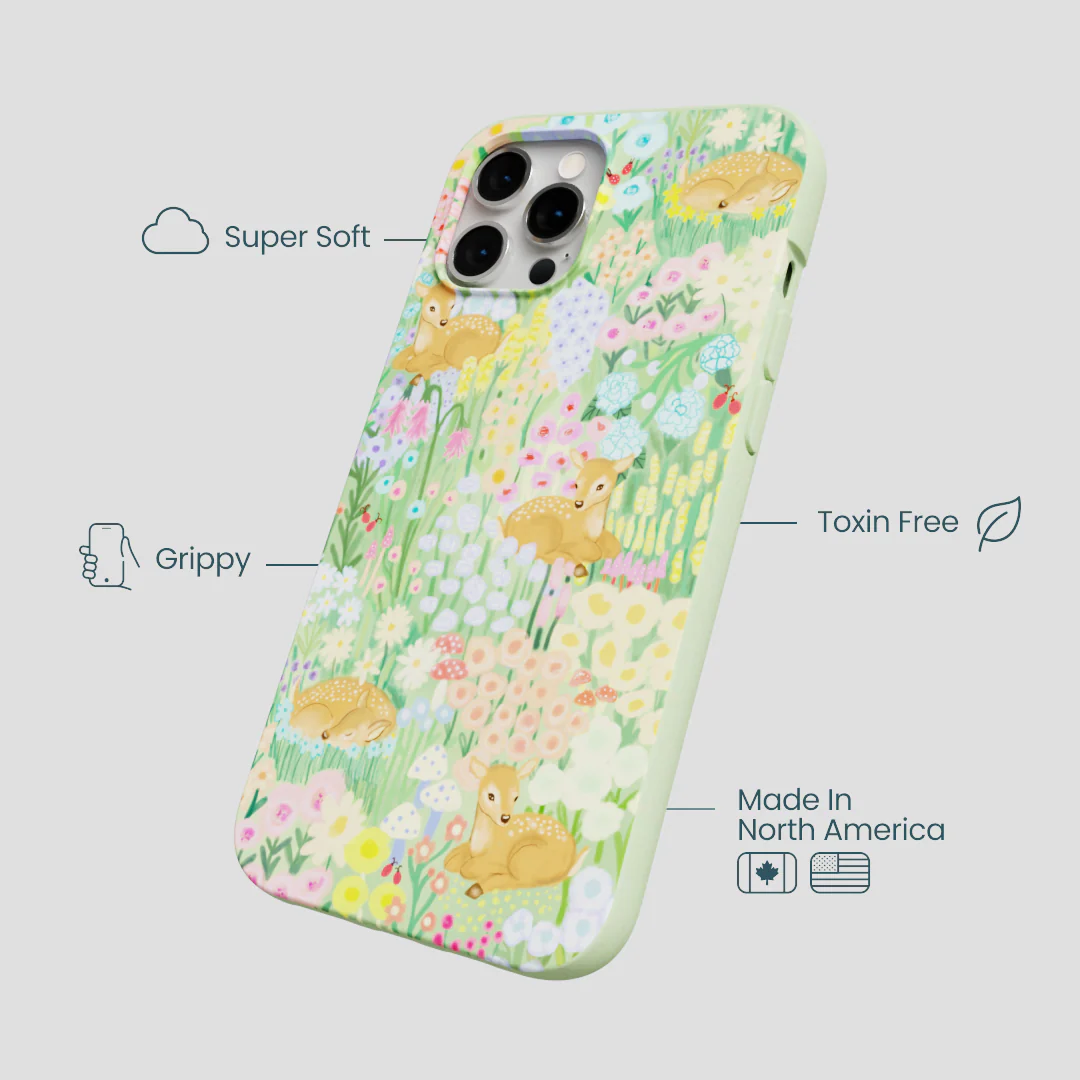 Sage Green Deer Dreams iPhone 12 Pro Max Case - Image 4