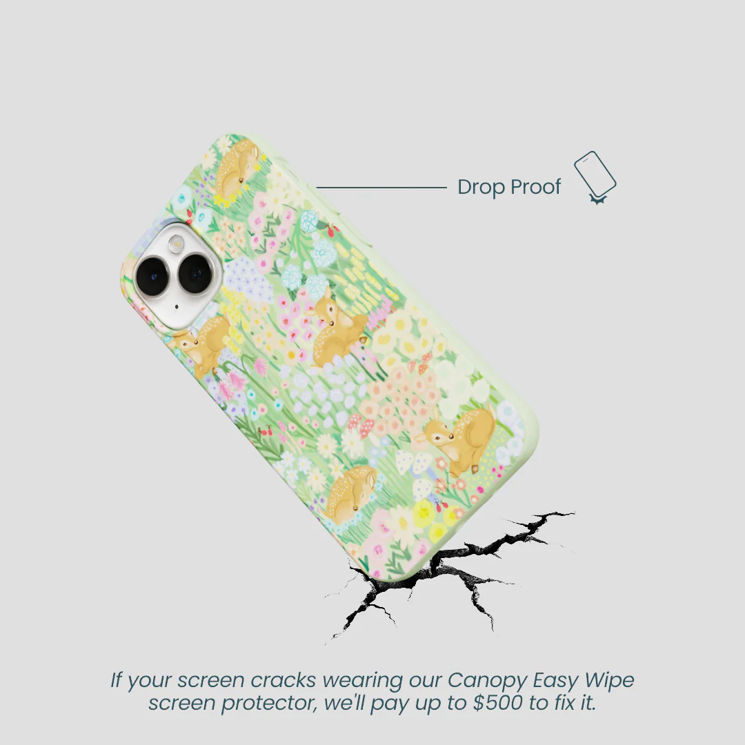 Sage Green Deer Dreams iPhone 13 Mini Case - Image 5