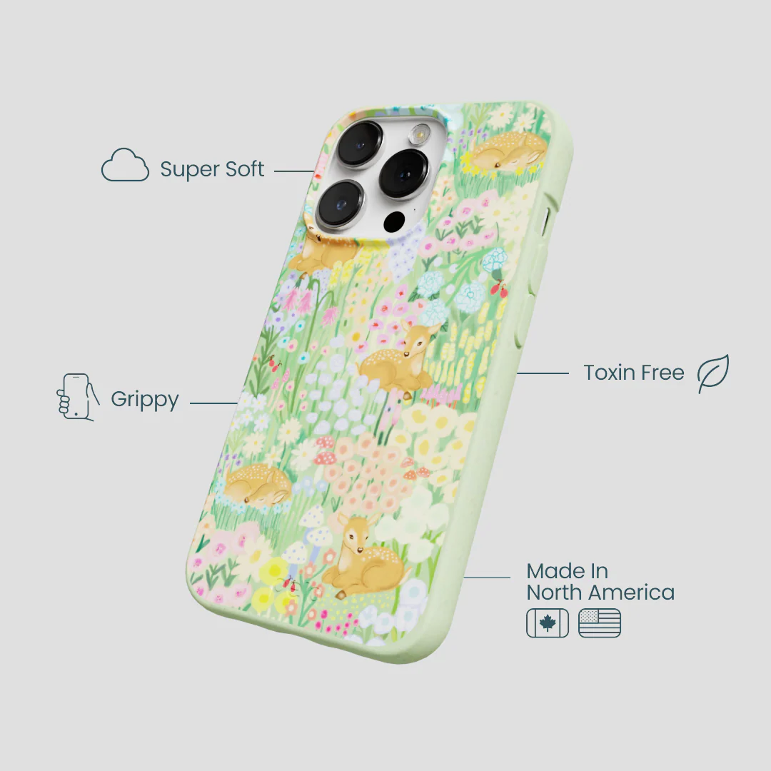 Sage Green Deer Dreams iPhone 13 Pro Case - Image 4