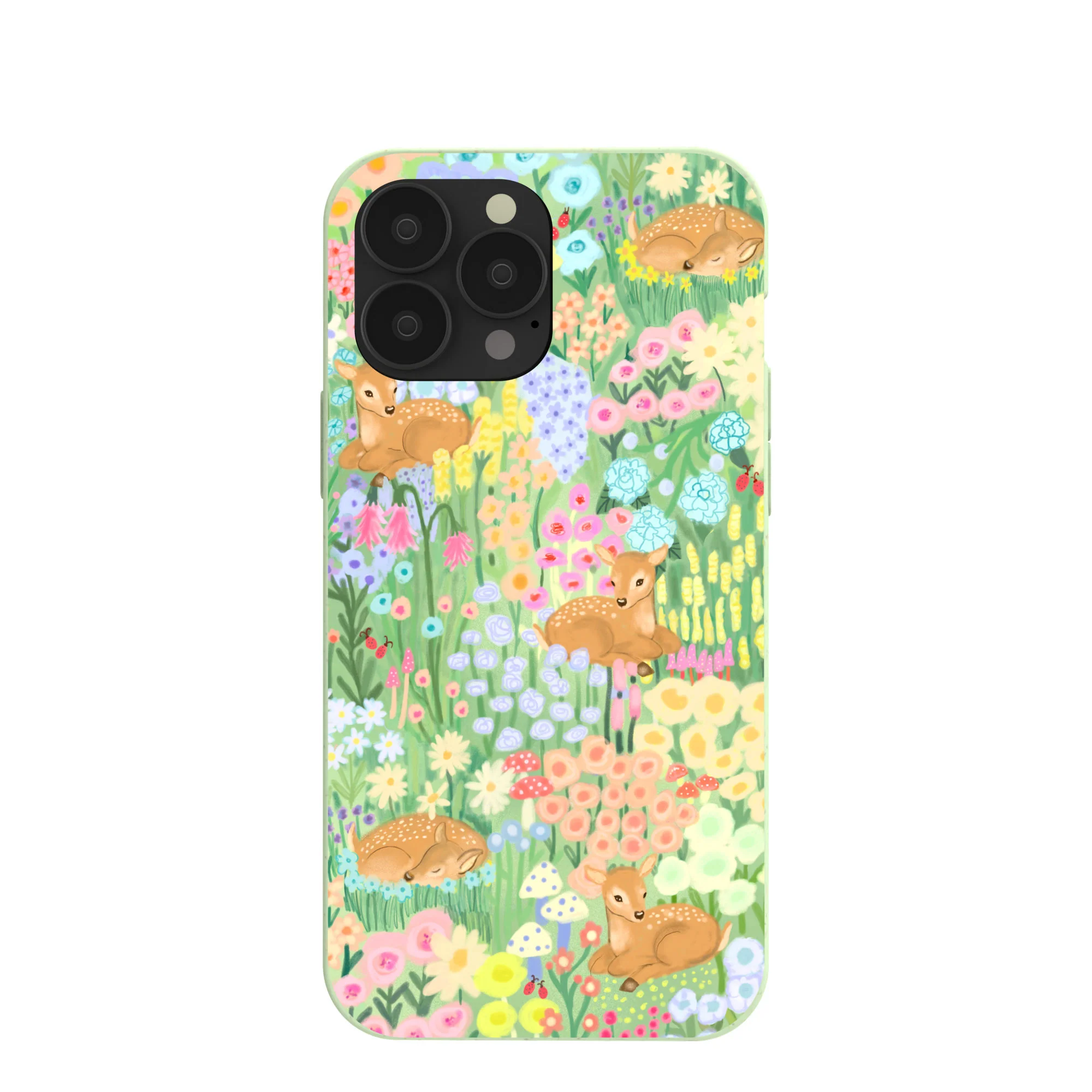 Sage Green Deer Dreams iPhone 13 Pro Max Case