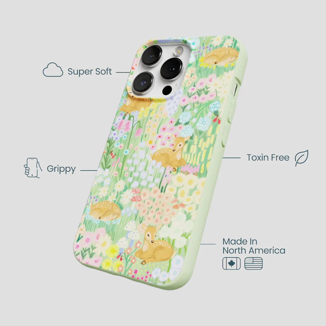 Sage Green Deer Dreams iPhone 13 Pro Max Case - Image 4
