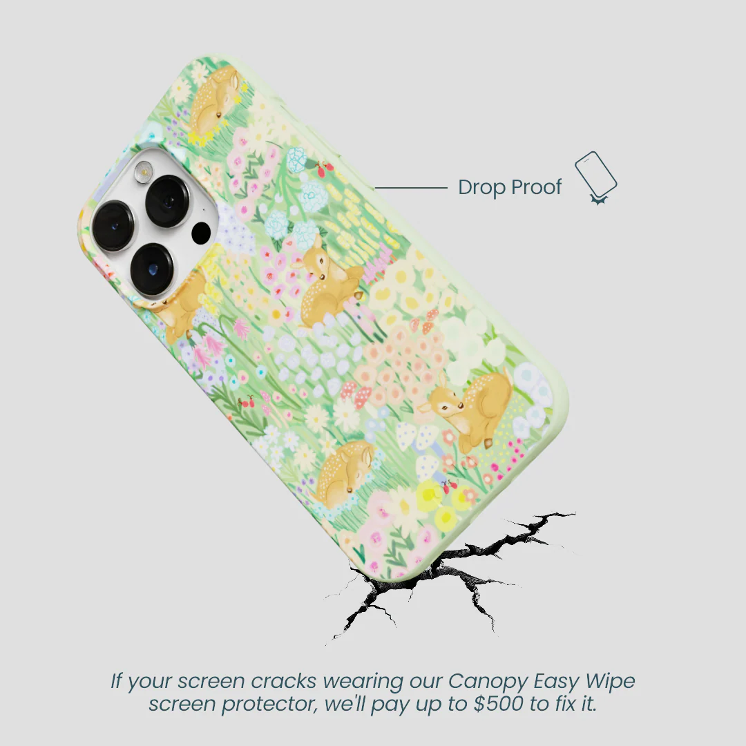 Sage Green Deer Dreams iPhone 13 Pro Max Case - Image 5