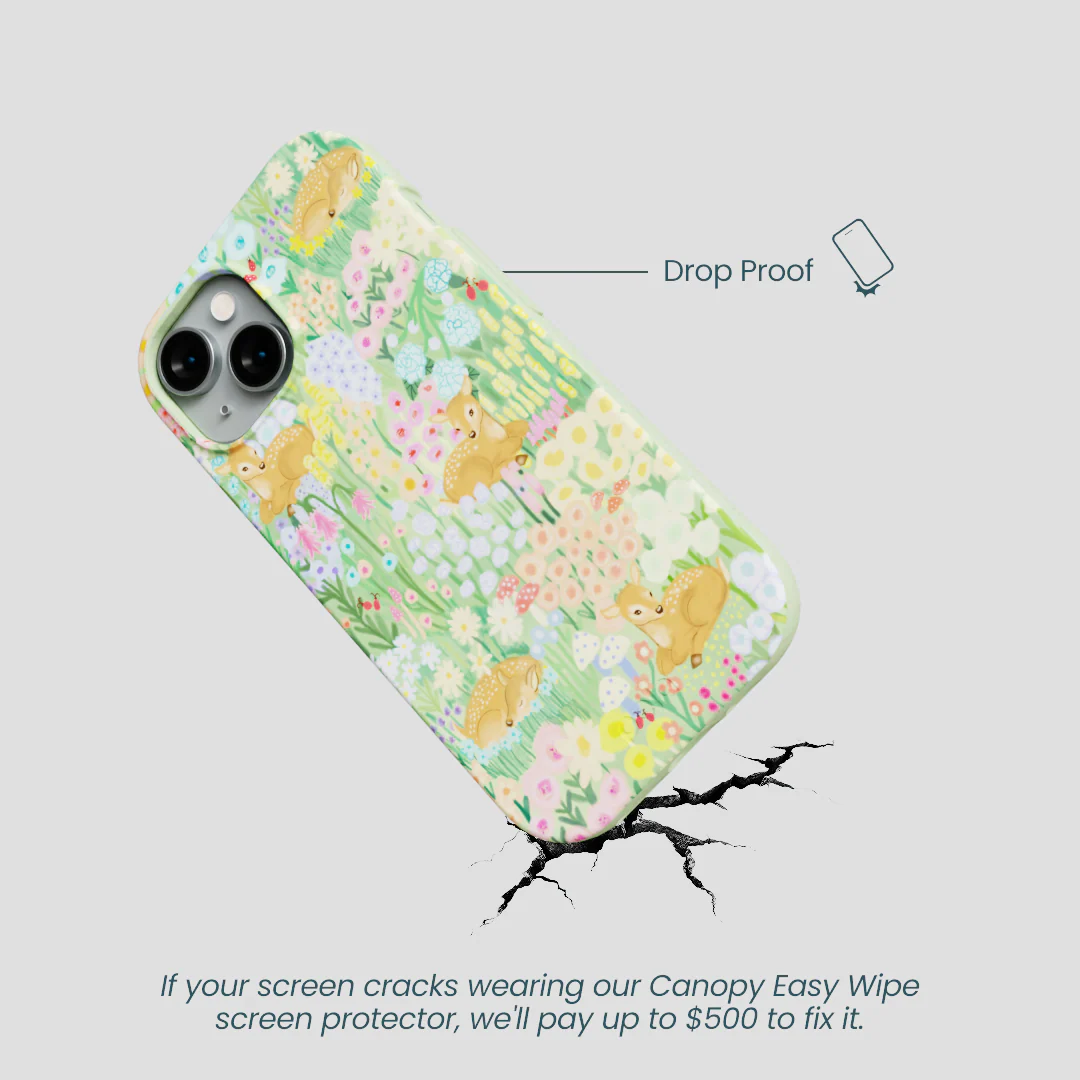Sage Green Deer Dreams iPhone 14 Case - Image 5