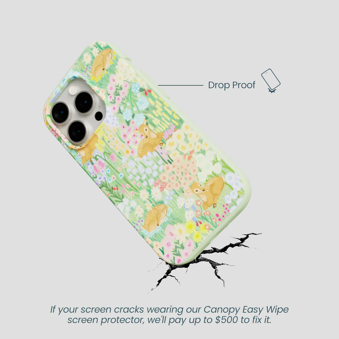 Sage Green Deer Dreams iPhone 14 Pro Case - Image 5