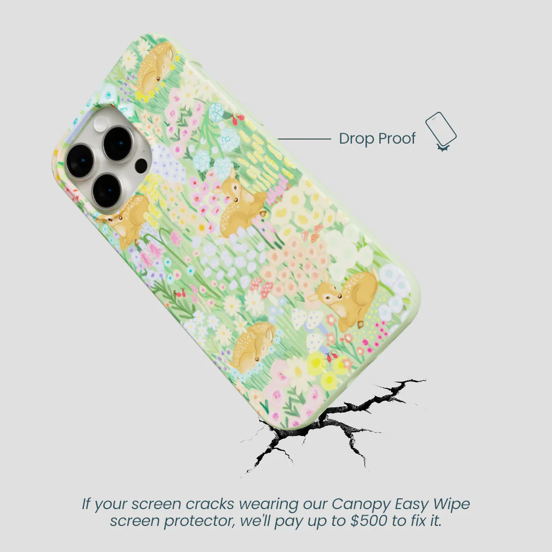 Sage Green Deer Dreams iPhone 14 Pro Max Case - Image 5