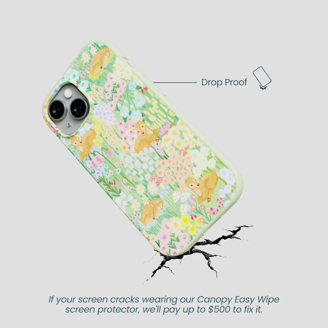 Sage Green Deer Dreams iPhone 15 Case - Image 5