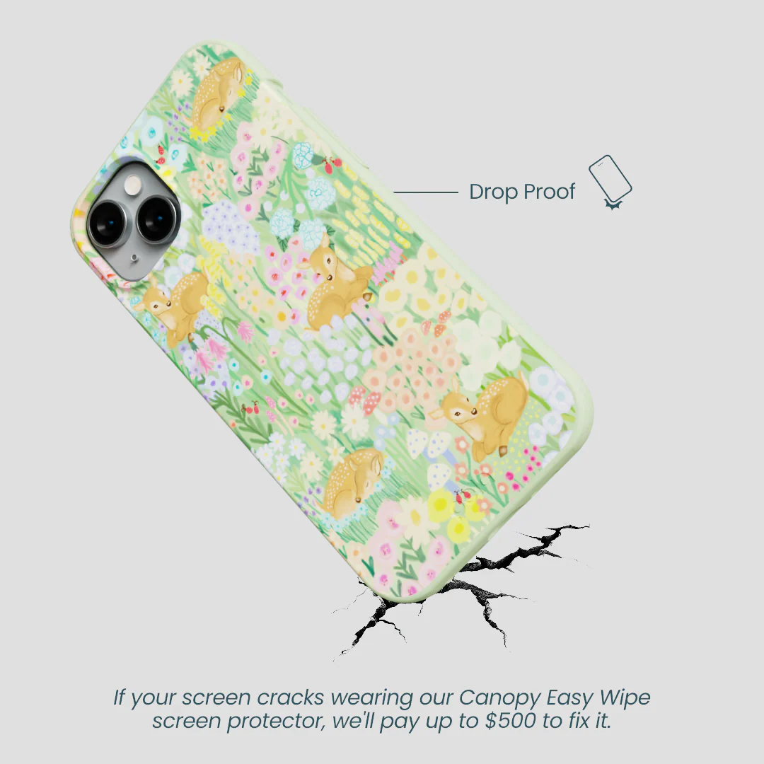 Sage Green Deer Dreams iPhone 15 Plus Case - Image 5