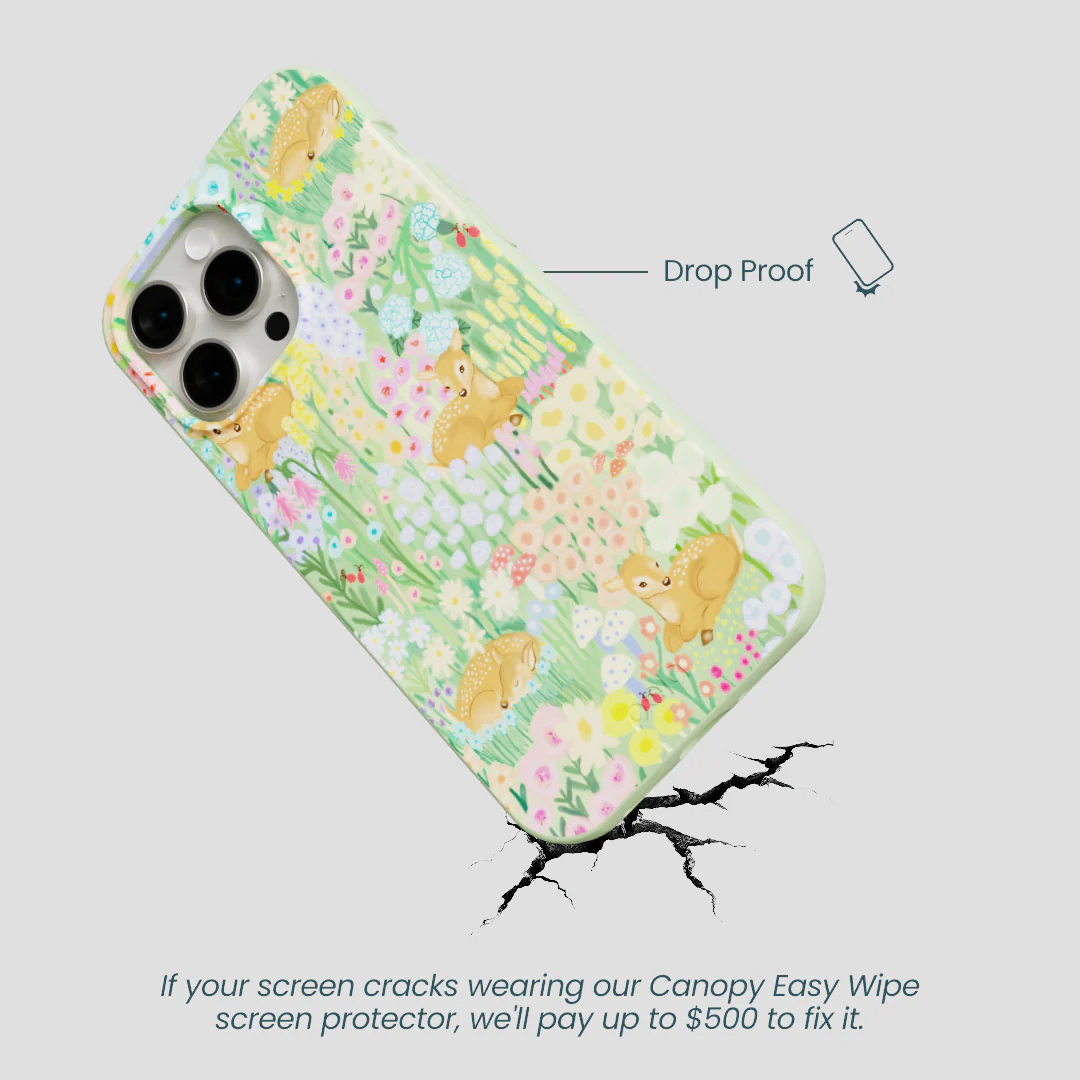 Sage Green Deer Dreams iPhone 15 Pro Max Case - Image 5