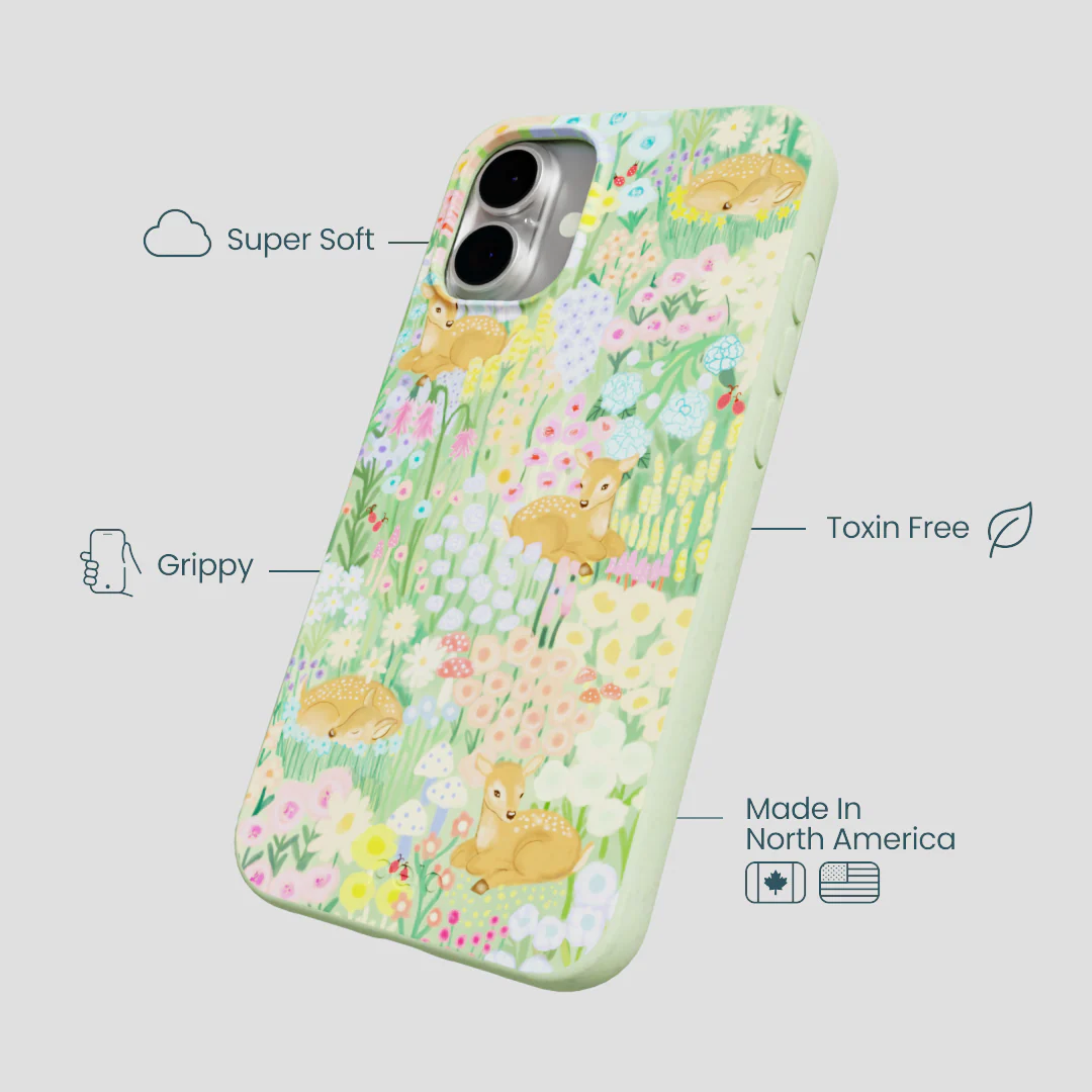 Sage Green Deer Dreams iPhone 16 Plus Case - Image 4