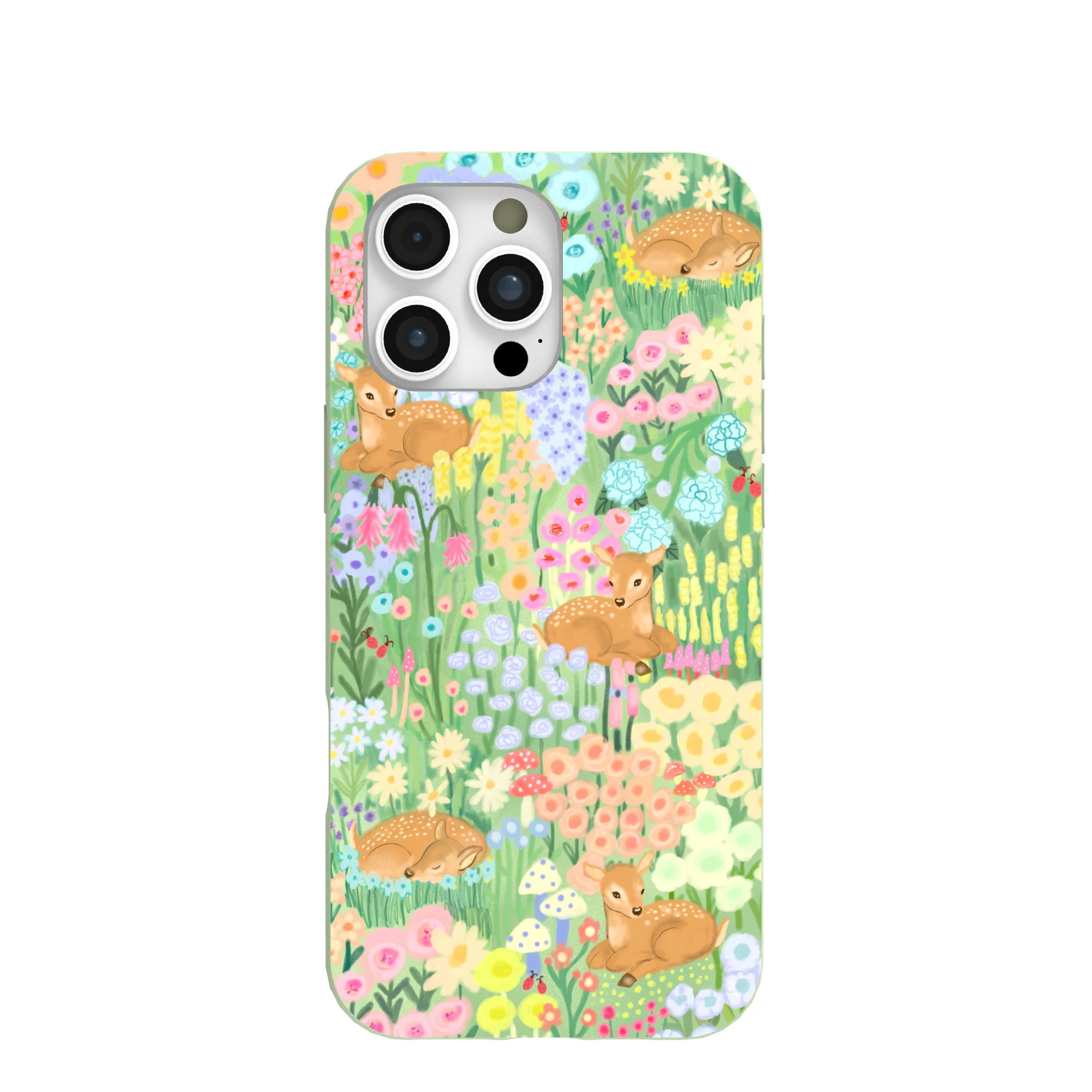 Sage Green Deer Dreams iPhone 16 Pro Max Case