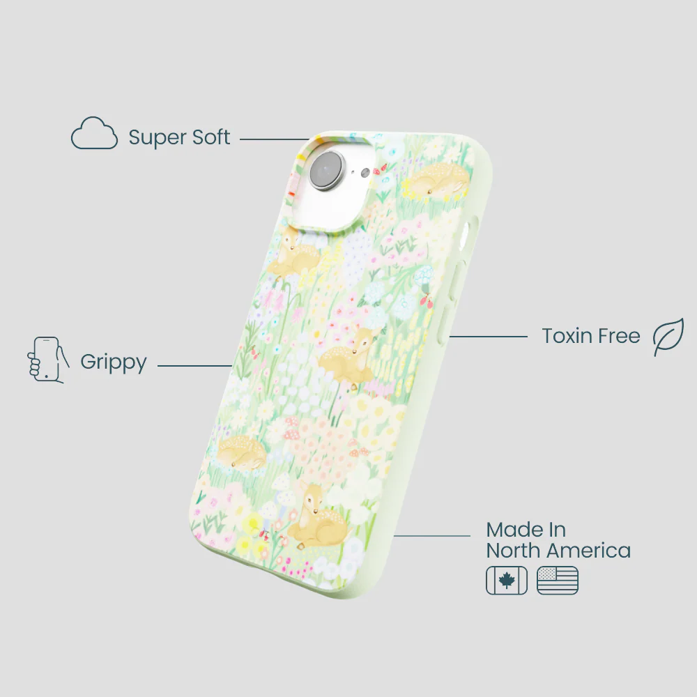 Sage Green Deer Dreams iPhone 16e/17e Case - Image 4