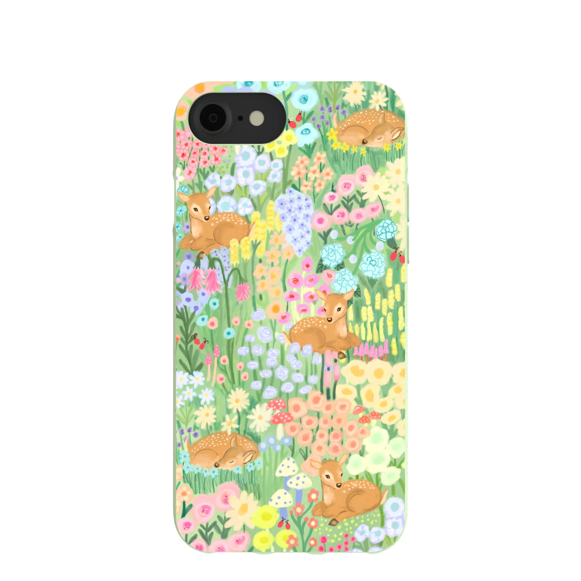 Sage Green Deer Dreams iPhone 6/6s/7/8/SE Case