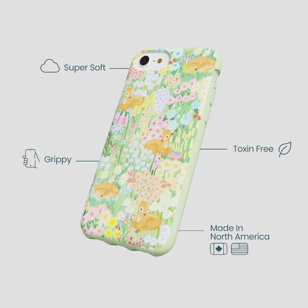 Sage Green Deer Dreams iPhone 6/6s/7/8/SE Case - Image 4