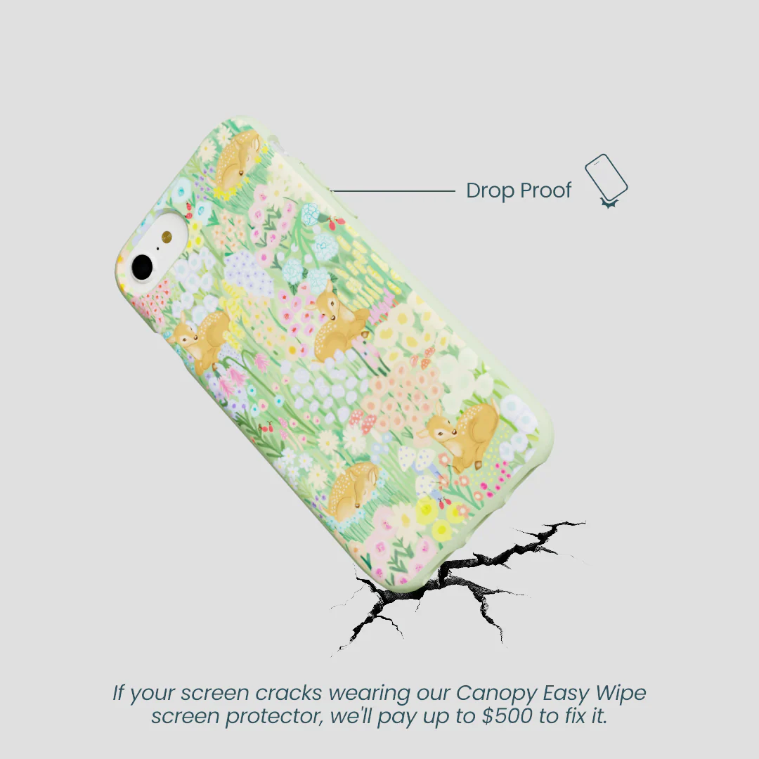Sage Green Deer Dreams iPhone 6/6s/7/8/SE Case - Image 5