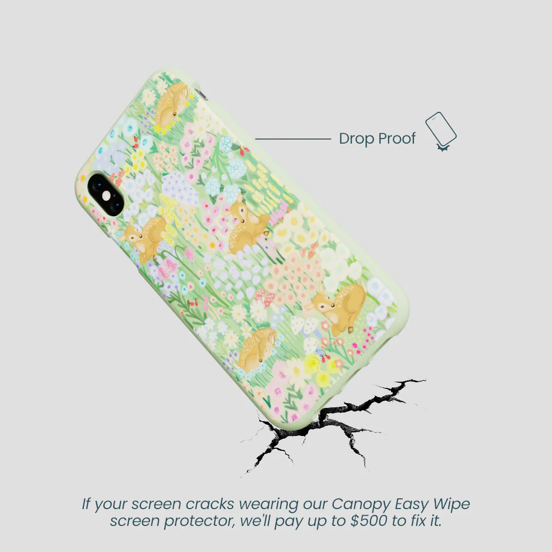 Sage Green Deer Dreams iPhone XR Case - Image 5