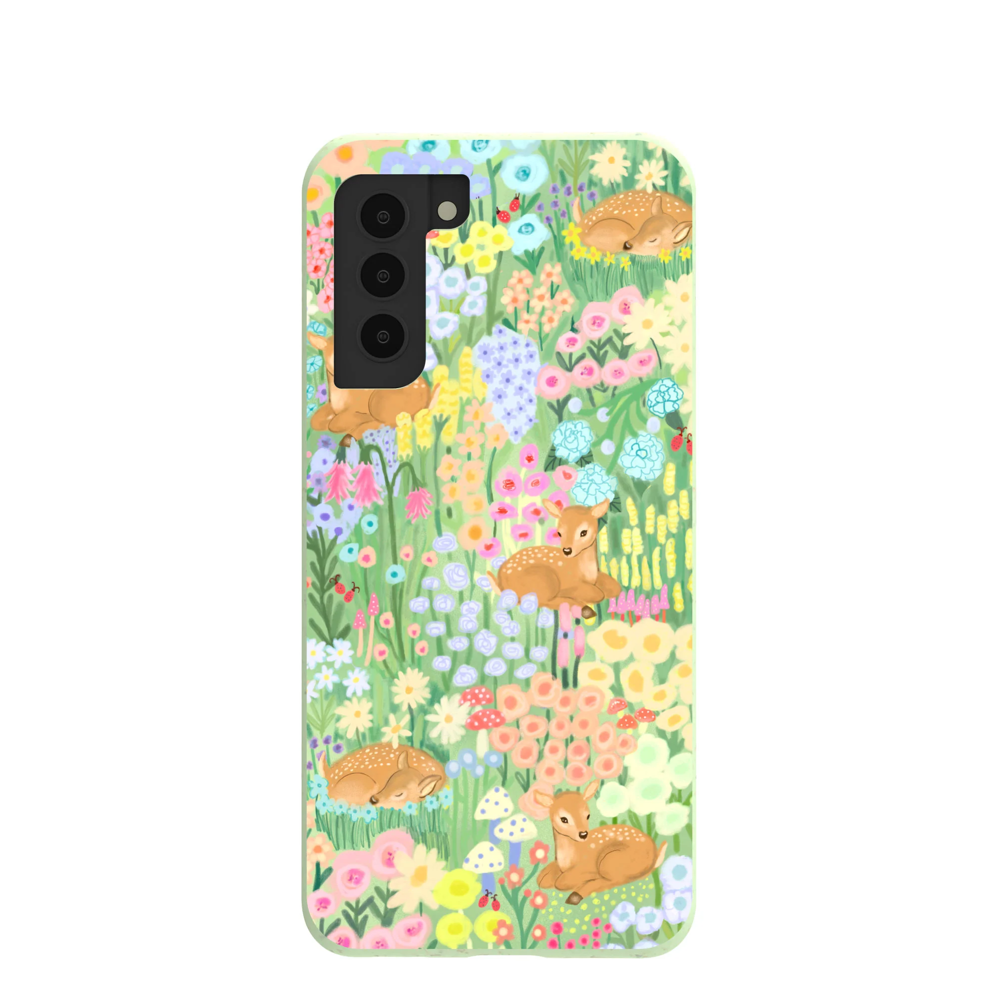 Sage Green Deer Dreams Samsung Galaxy S21 Case