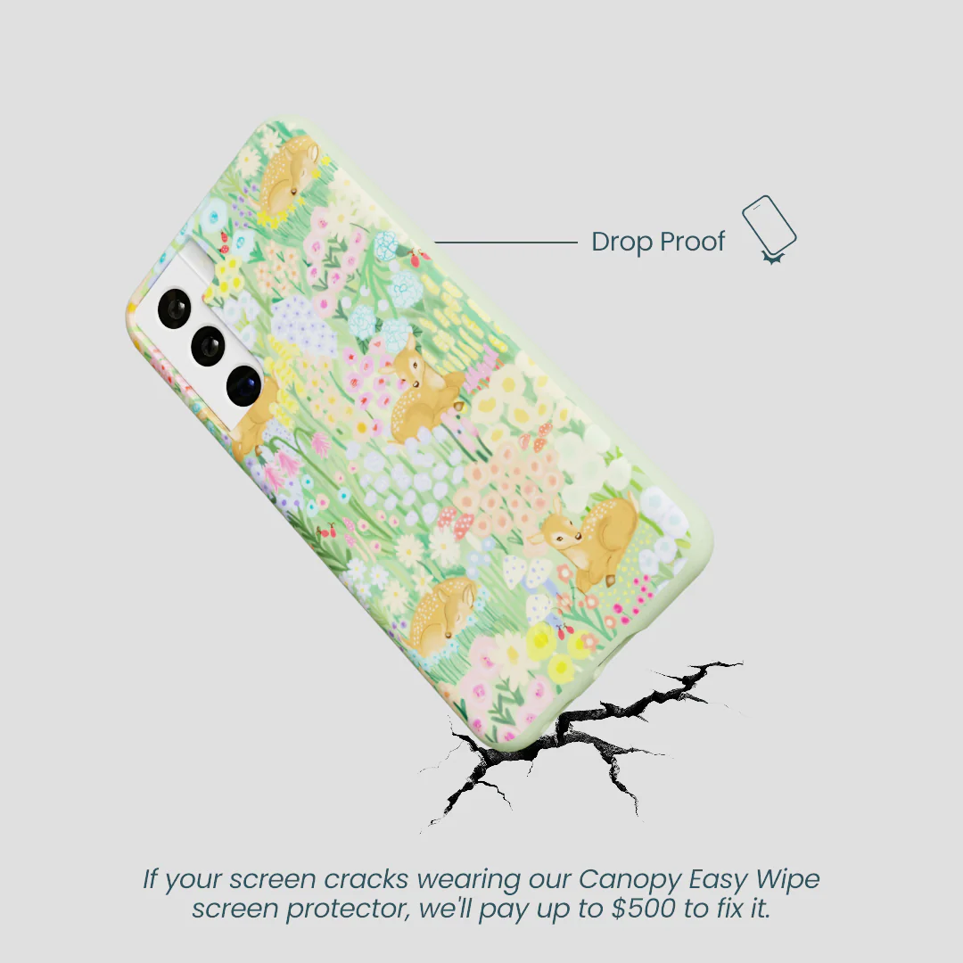Sage Green Deer Dreams Samsung Galaxy S21 Case - Image 5