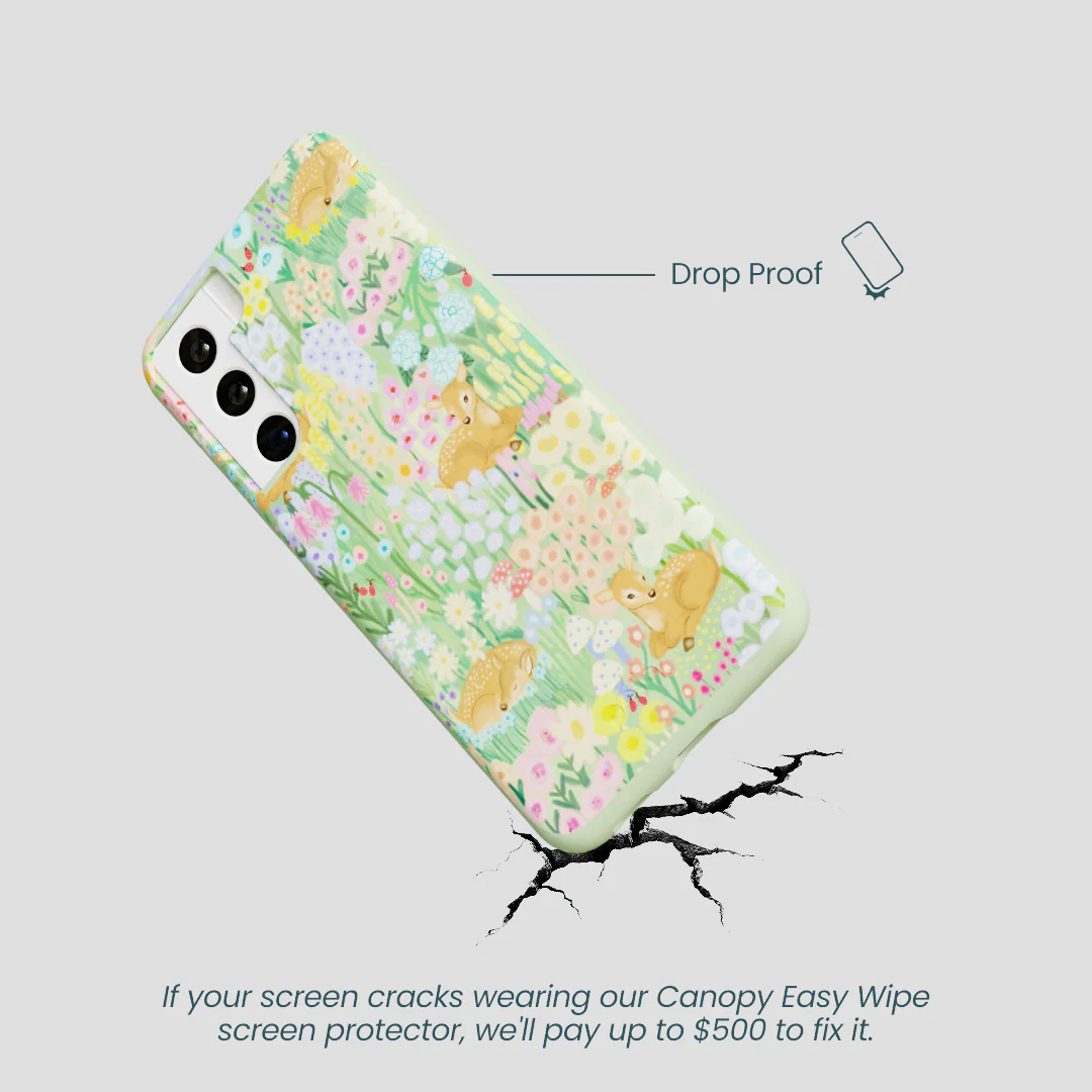 Sage Green Deer Dreams Samsung Galaxy S22 Case - Image 5