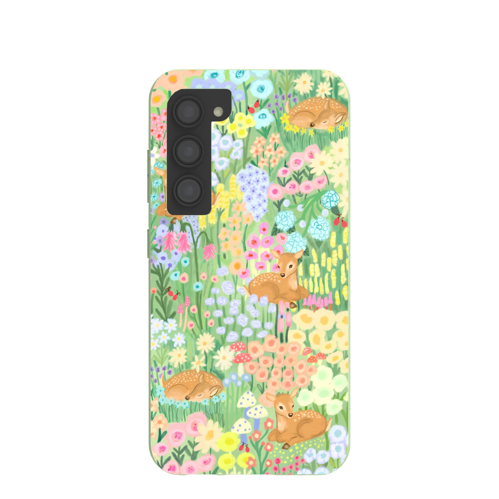 Sage Green Deer Dreams Samsung Galaxy S23 Case