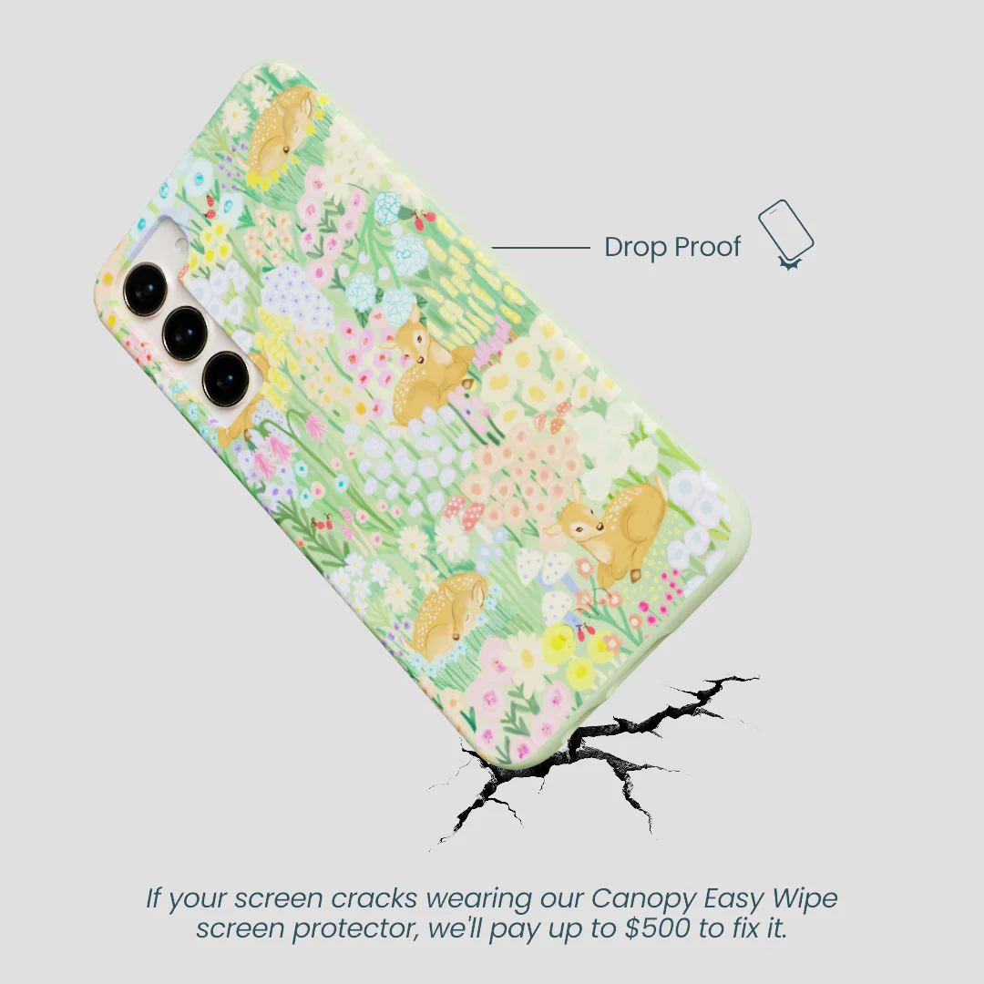 Sage Green Deer Dreams Samsung Galaxy S23+(Plus) Case - Image 5