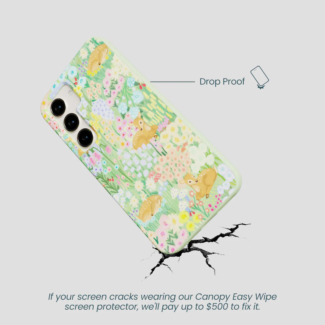 Sage Green Deer Dreams Samsung Galaxy S24 Case - Image 5