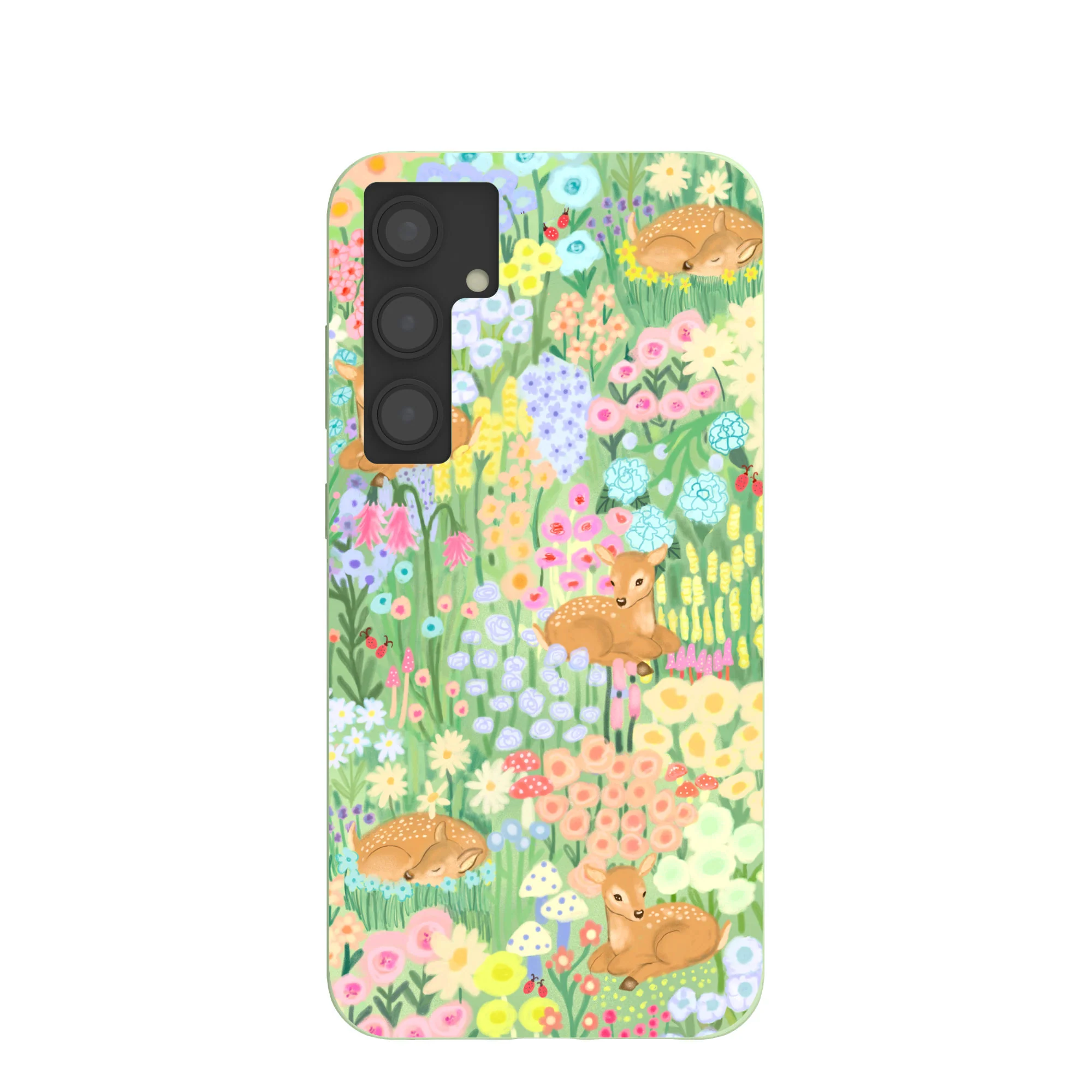 Sage Green Deer Dreams Samsung Galaxy S24+(Plus) Case