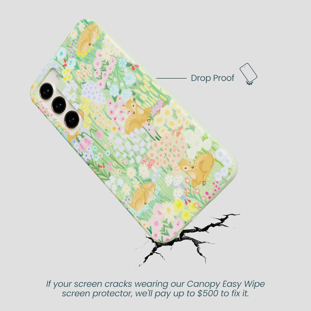 Sage Green Deer Dreams Samsung Galaxy S24+(Plus) Case - Image 5