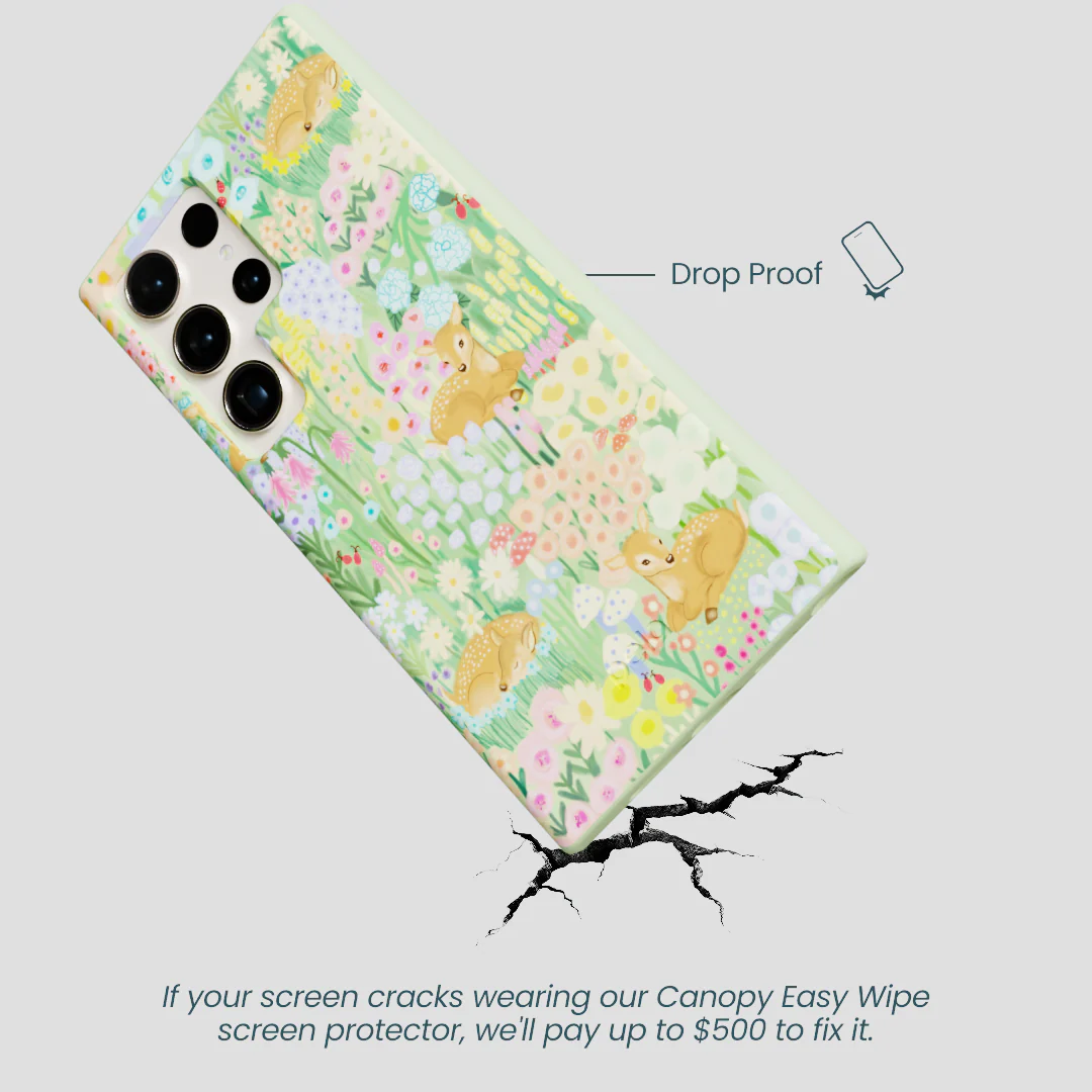 Sage Green Deer Dreams Samsung Galaxy S24 Ultra Case - Image 5